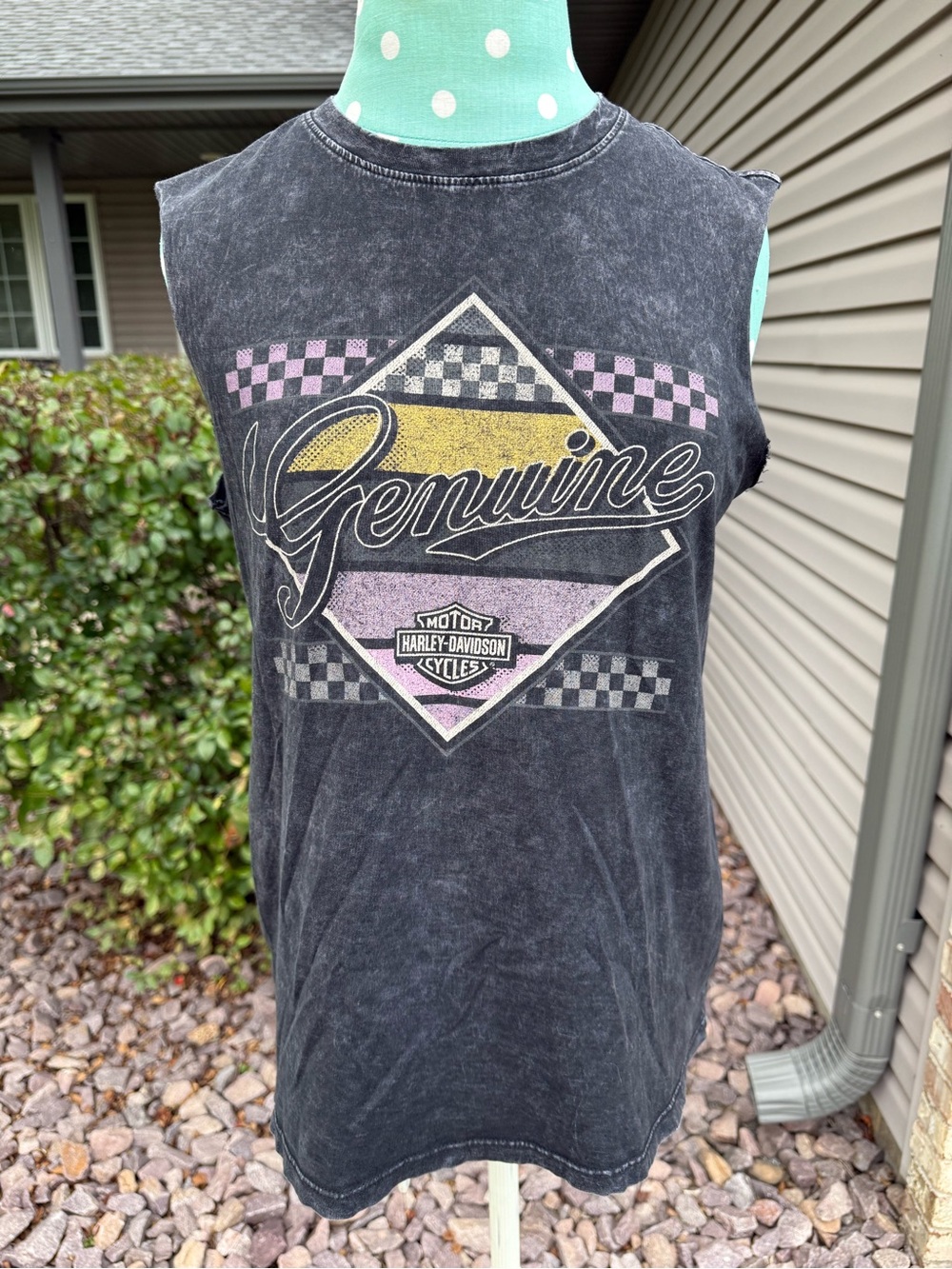 Harley-Davidson Black Hills Rapid City SD Sleeveless Tank T-Shirt Black M